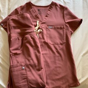 Figs scrub set muave